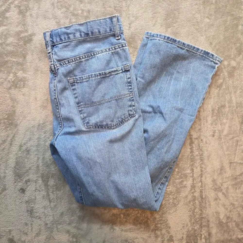 The Children's Place Jeans Kids 16 Blue Bootcut Denim Regular Fit Casual